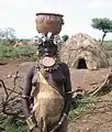 Mursi-Frau mit Lippenteller