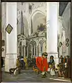 Emanuel de Witte: Kircheninneres in Delft mit dem Grab von Wilhelm dem Schweiger