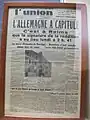 Titel der Zeitung Union vom 8. Mai 1945