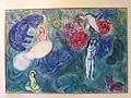 Marc Chagall möchte uns mit seinem Blau eine Ahnung von dem unergründlichen Geheimnis des unsichtbaren Gottes vermitteln. (Marc Chagall: Paradies)