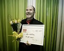 Ale Möller erhielt das Teskedsstipendium (2009)
