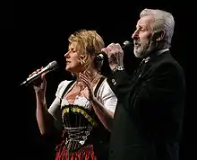 Angela Wiedl und ihr Vater Wilhelm (2010)