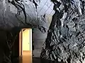 Ausstellungsraum im Berg