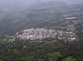 Luftbild von Muzo