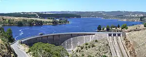 Bild der Staumauer