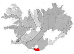 Lage von Gemeinde Mýrdalur