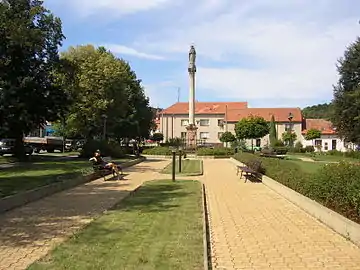 Náměstí Osvobození (Platz der Befreiung) mit Mariensäule