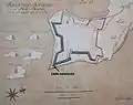 Die Näs-Schanze (Nässkansen) in Botkyrka, Schweden vom 1623 ist eine Sternschanze.