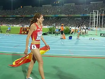 Nuria Fernández belegte Rang vier