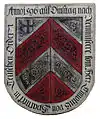 Aufschwörschild des Deutschordensritters Timoteus von Sparneck (1596) in St. Jakob (Nürnberg)
