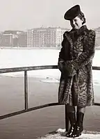 Zyperkatzenmantel und -muff (Budapest 1940)