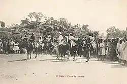 Pferderennen in Ndélé