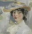Porträt Gontscharowa ca. 1903-5, Privatbesitz