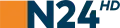 Logo von N24 HD vom 12. September 2016 bis 18. Januar 2018