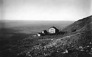 Hütte in  den 1930er Jahre