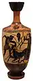 Schwarzfigurige Lekythos, Athen, Nationalmuseum 1124