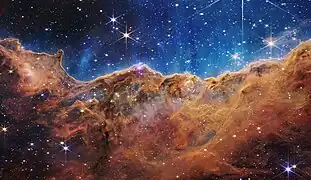 Detailstudie des James-Webb-Weltraumteleskops (eine der ersten Aufnahmen des Teleskops)