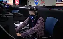 Swati Mohan am 18. Februar 2021
