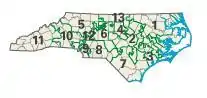 North Carolina: Kongress-Wahlkreise