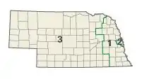 Nebraska: Kongress-Wahlkreise