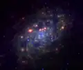 Infrarot-Aufnahme von NGC 2403 vom Spitzer-Weltraumteleskop