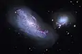 Die Galaxien NGC 4490 (links) und NGC 4485 (rechts) aufgenommen mit dem 81-cm-Spiegelteleskop des Mount-Lemmon-Observatoriums