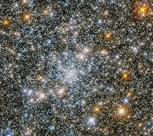 Aufnahme von NGC 6540 mithilfe des Hubble-Weltraumteleskops