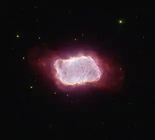 Der planetarische Nebel NGC 6741, aufgenommen mithilfe des Hubble-Weltraumteleskops