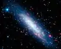Infrarotaufnahme des Spitzer-Weltraumteleskops