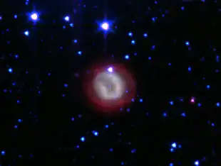 Infrarotaufnahme des Spitzer-Weltraumteleskops