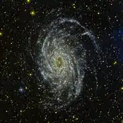 Ultraviolettaufnahme der Galaxie mittels GALEX