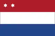 Rangflagge des Konteradmirals oder Generalmajors