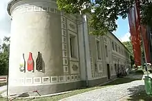 Blick auf den Chorschluss der Bürgerspitalskapelle