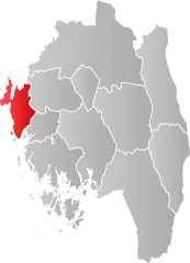 Lage der Kommune in der Provinz Østfold