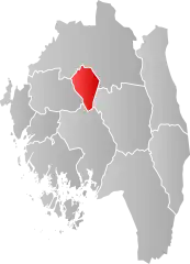 Lage der Kommune in der Provinz Østfold