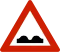 Unebene Fahrbahn