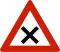 Kreuzung mit rechts vor links