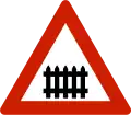 Bahnübergang mit Schranken