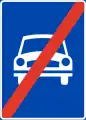 Ende der Kraftfahrstraße