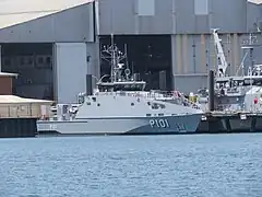 NRTL Aitana P101 in der australischen Schiffswerft
