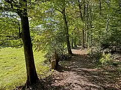 Wanderweg (Wappen) durch  das Spreeler Bachtal