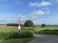 Blick auf die Baumberger Aue