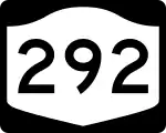 Straßenschild der New York State Route 292