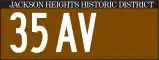 Historisches Straßenschild(New York City)