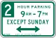 Parken mit zeitlichen Einschränkungen (New York City)