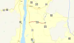 Karte der New York State Route 113