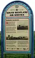 Informationstafel zum Southside Aerodrome
