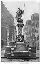 Nachtwächterbrunnen, 1901.