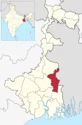 Lagekarte des Distrikts