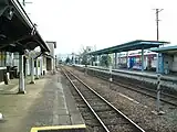 Ansicht der Bahnsteige
